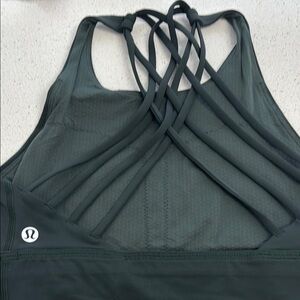 lululemon athletica Green Strappy Sports Bra